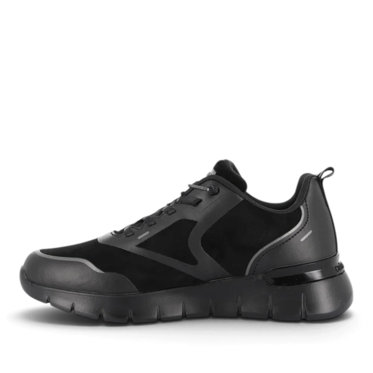 Sneakers Donna Grunland Nero con lacci elastici Ultra Leggere