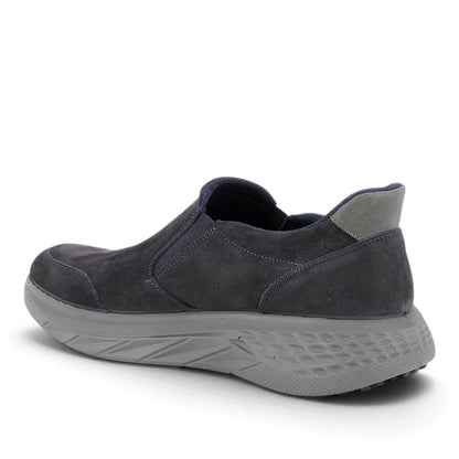 Sneakers Uomo Slip on Igi&Co in pelle Blu