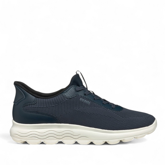 Sneaker Geox Donna in Tessuto Blu Spherica Plus slip in Collezione Primavera estate