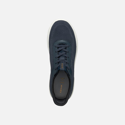 Sneakers Donna GEOX Spherica Plus Blu Navy Calzata Fast In Senza Mani