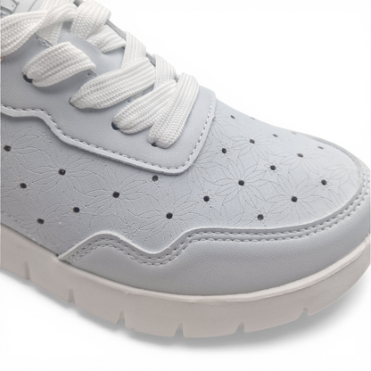 Sneakers Donna Grunland traforate Bianco Ultra Leggere