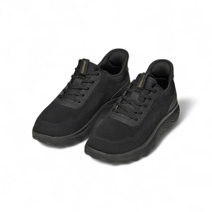 Sneakers Uomo GEOX Spherica Plus Nero Calzata Fast In Senza Mani