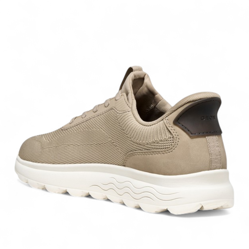 Sneakers Uomo GEOX Spherica Plus Sabbia Calzata Fast In Senza Mani