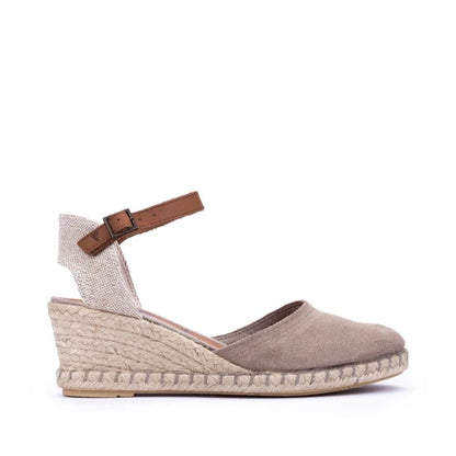 Espadrillas Donna Verbenas Malena Zeppa Pietra