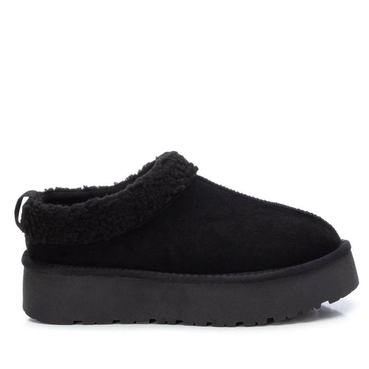 Stivaletto Donna XTI Slip-on Imbottito in tessuto scamosciato Nero