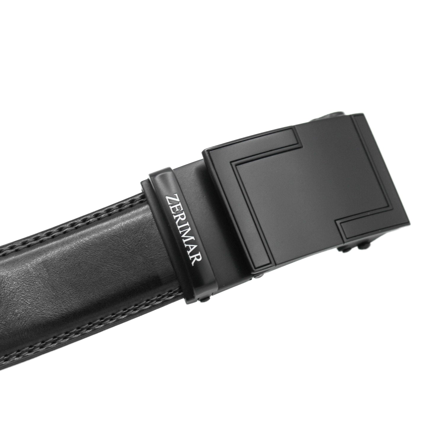 Cintura da uomo con fibbia automatica Cintura in pelle Larghezza 3,5 cm Zerimar