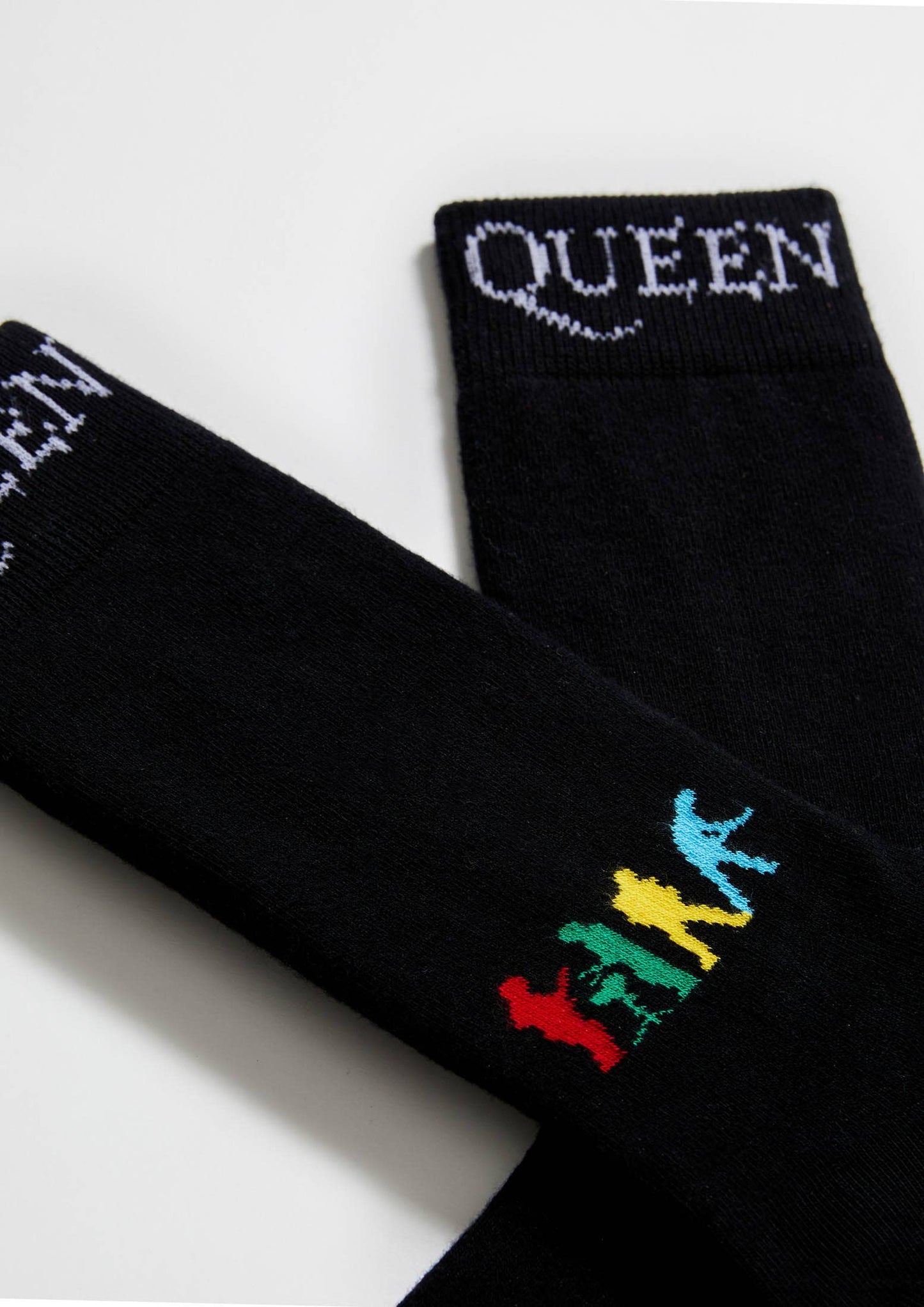 BeQueen Band - Calzini 100% Cotone Biologico: Nero - Taglia 36/40 - 41/46