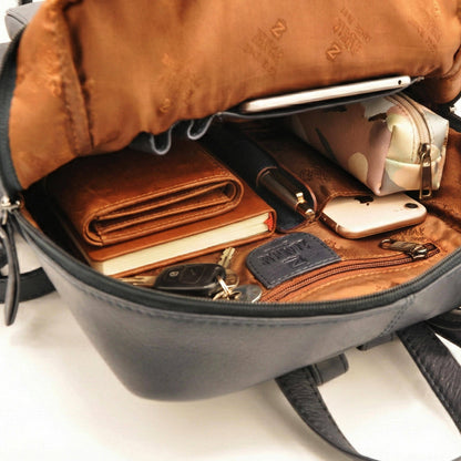 Zainetto in pelle Nero Zerimar