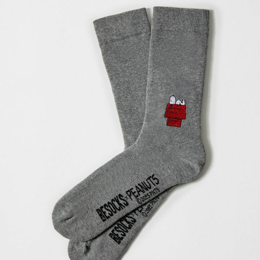 BeSnoopy House Ricamato - Calzini in Cotone 100% Biologico: Taglia 36/40 - 41/46