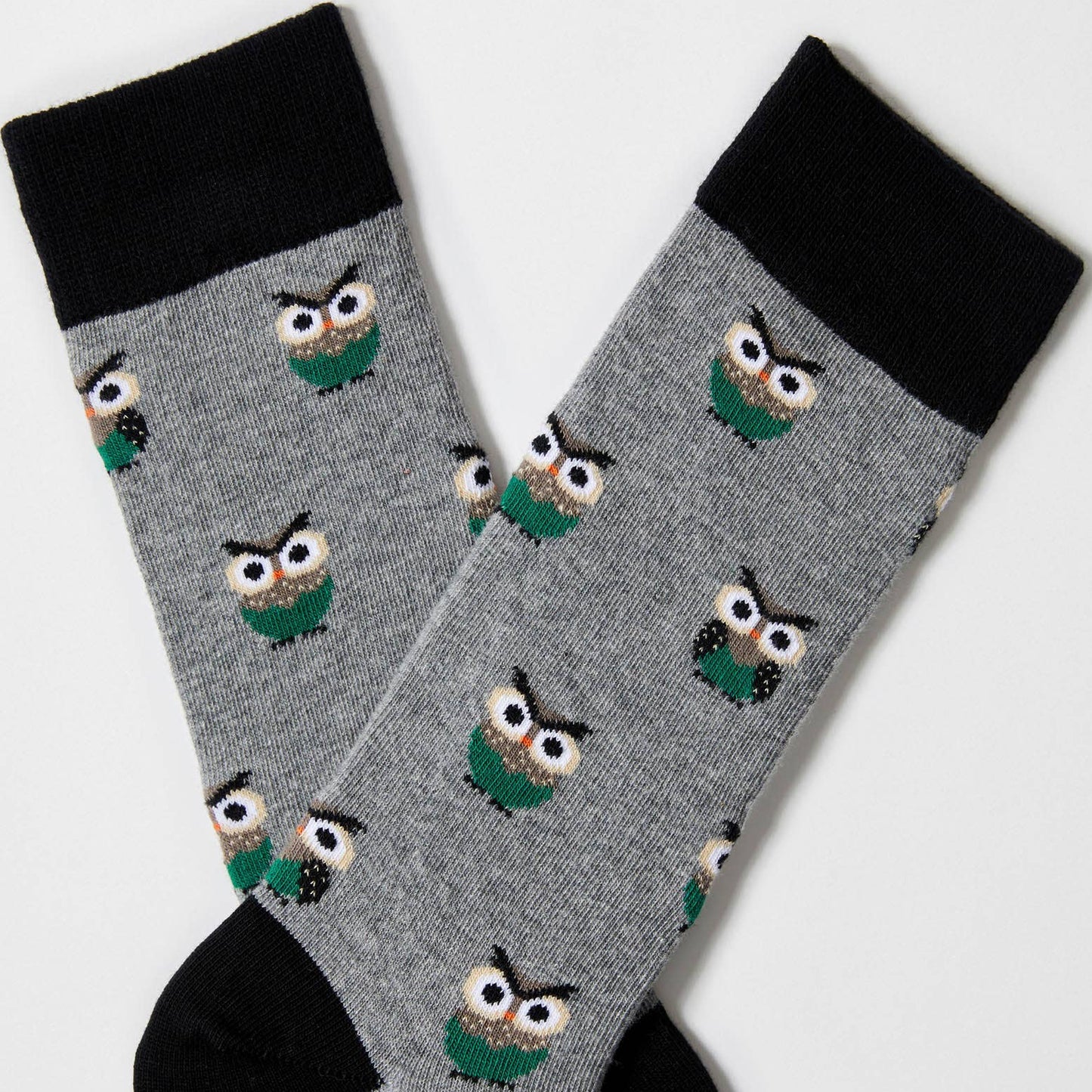 BeOwl Grigio - Calzini in Cotone 100% Biologico: Taglia 41/46