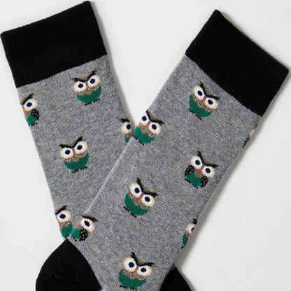 BeOwl Grigio - Calzini in Cotone 100% Biologico: Taglia 41/46