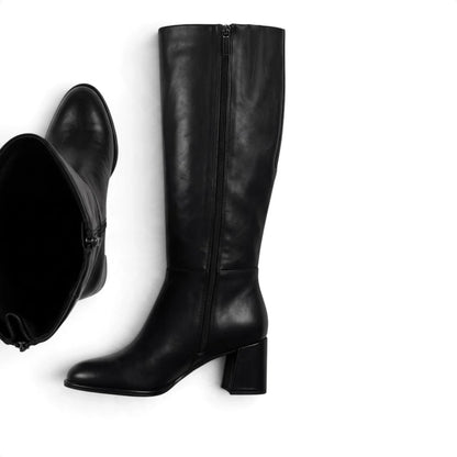 Stivali Donna Tamaris Nero con Tacco a Blocchetto e TOUCH-IT