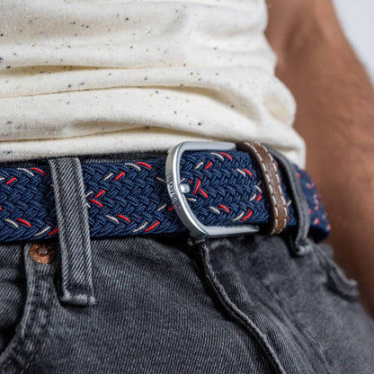 Cintura elastica intrecciata Oxford