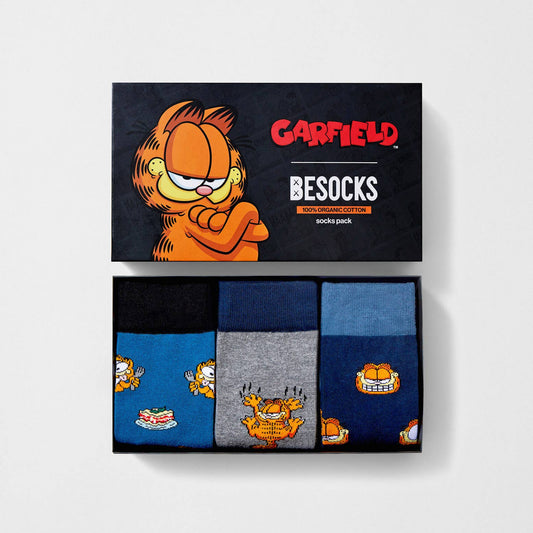 Confezione di calzini Garfield - Calzini in cotone 100% biologico: Taglia 41/46