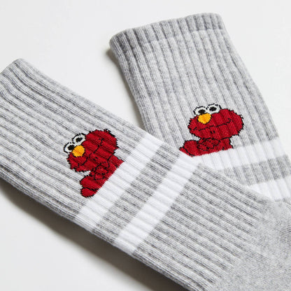BeSesameStreet Elmo Street - Calzini in Cotone 100% Biologico: Taglia 41/46