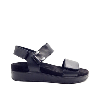Sandalo Donna Enval Fusbet Fascia Nero