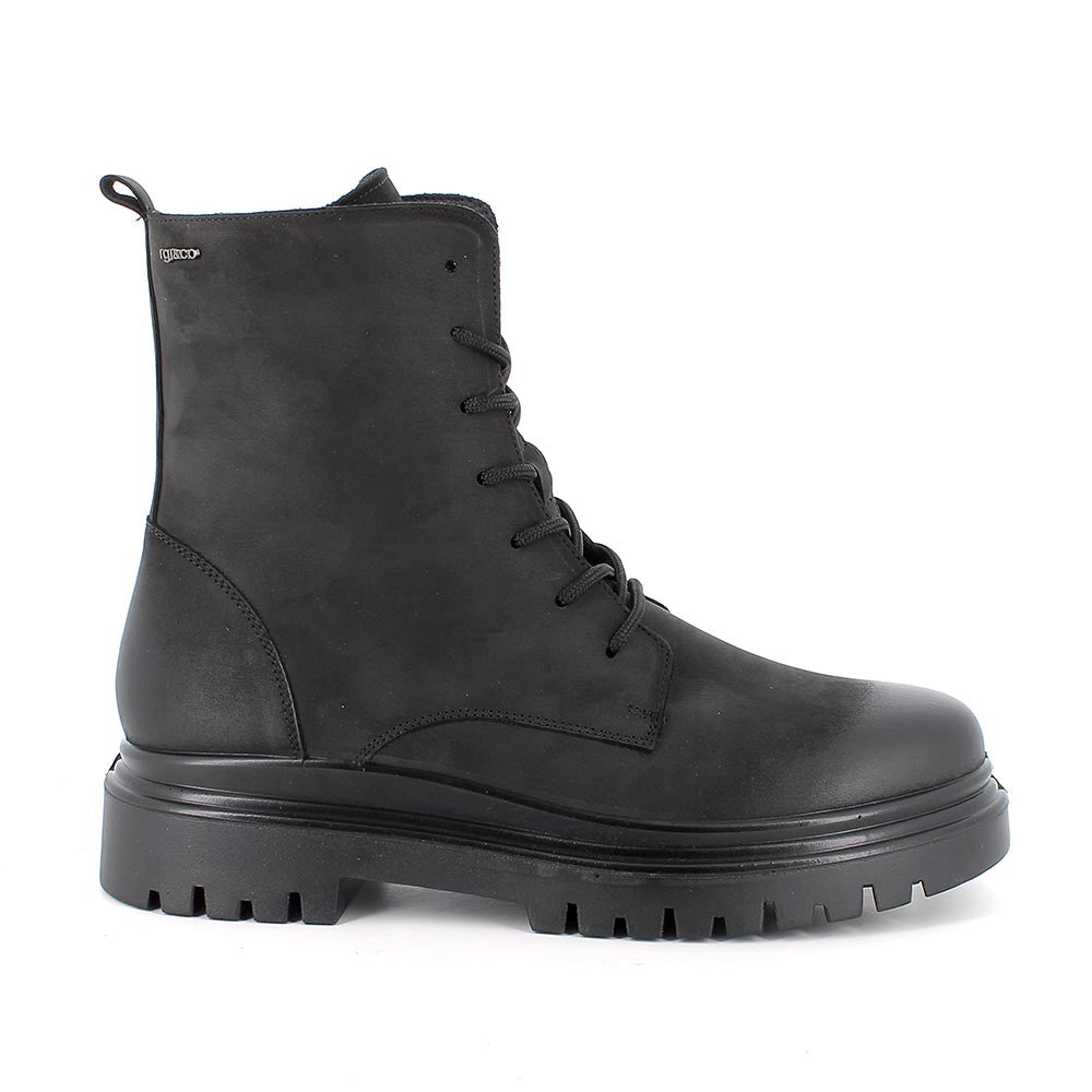 Anfibio Donna Igi&Co in Pelle Nabuk Nero