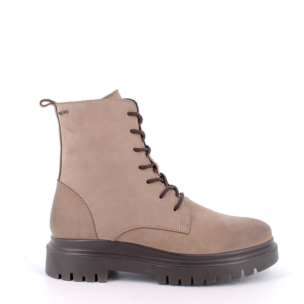 Anfibio Donna Igi&Co in Pelle Nabuk Fango