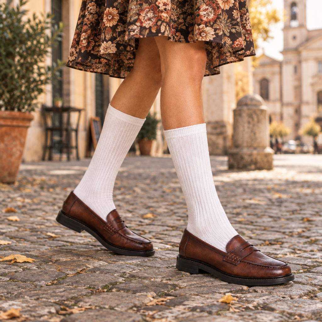 Mocassino Donna Igi&co in Pelle Cognac