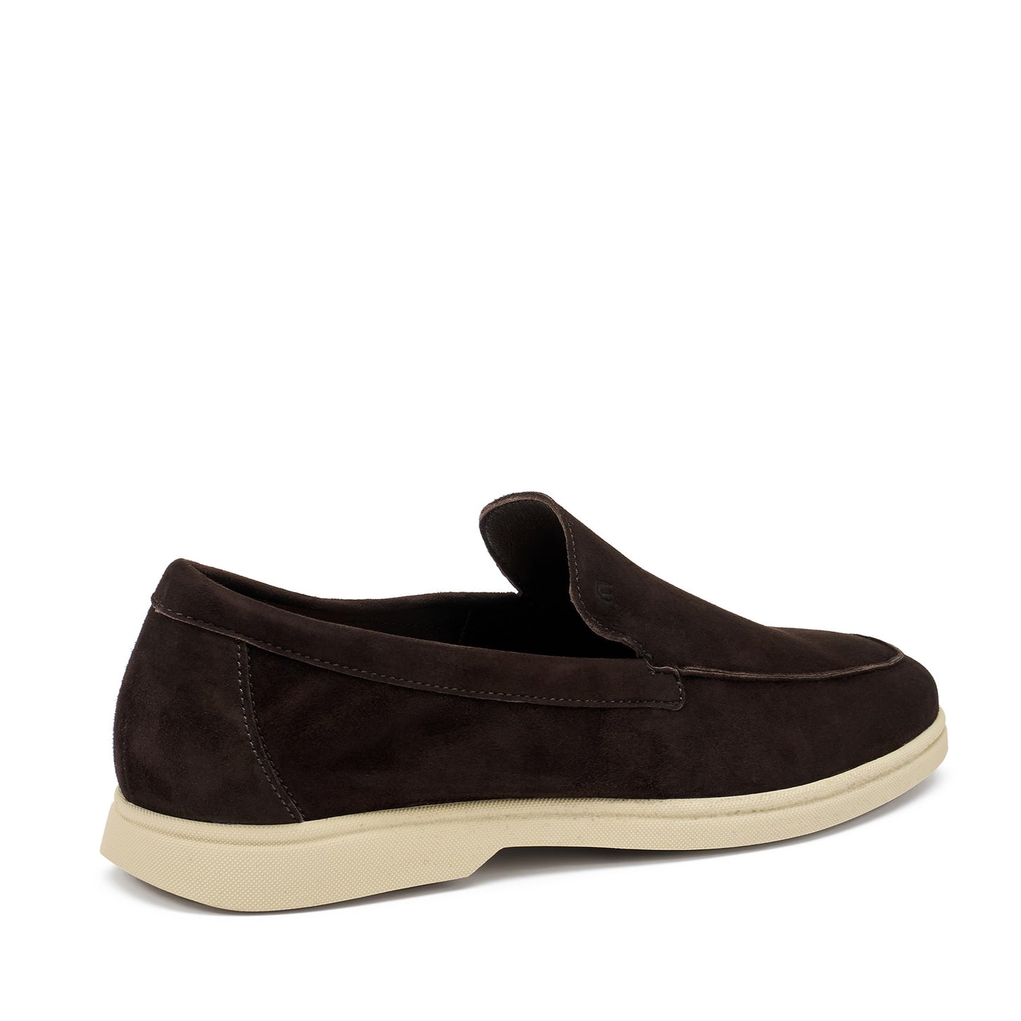 Mocassino Uomo Frau in Pelle Scamosciata Cacao