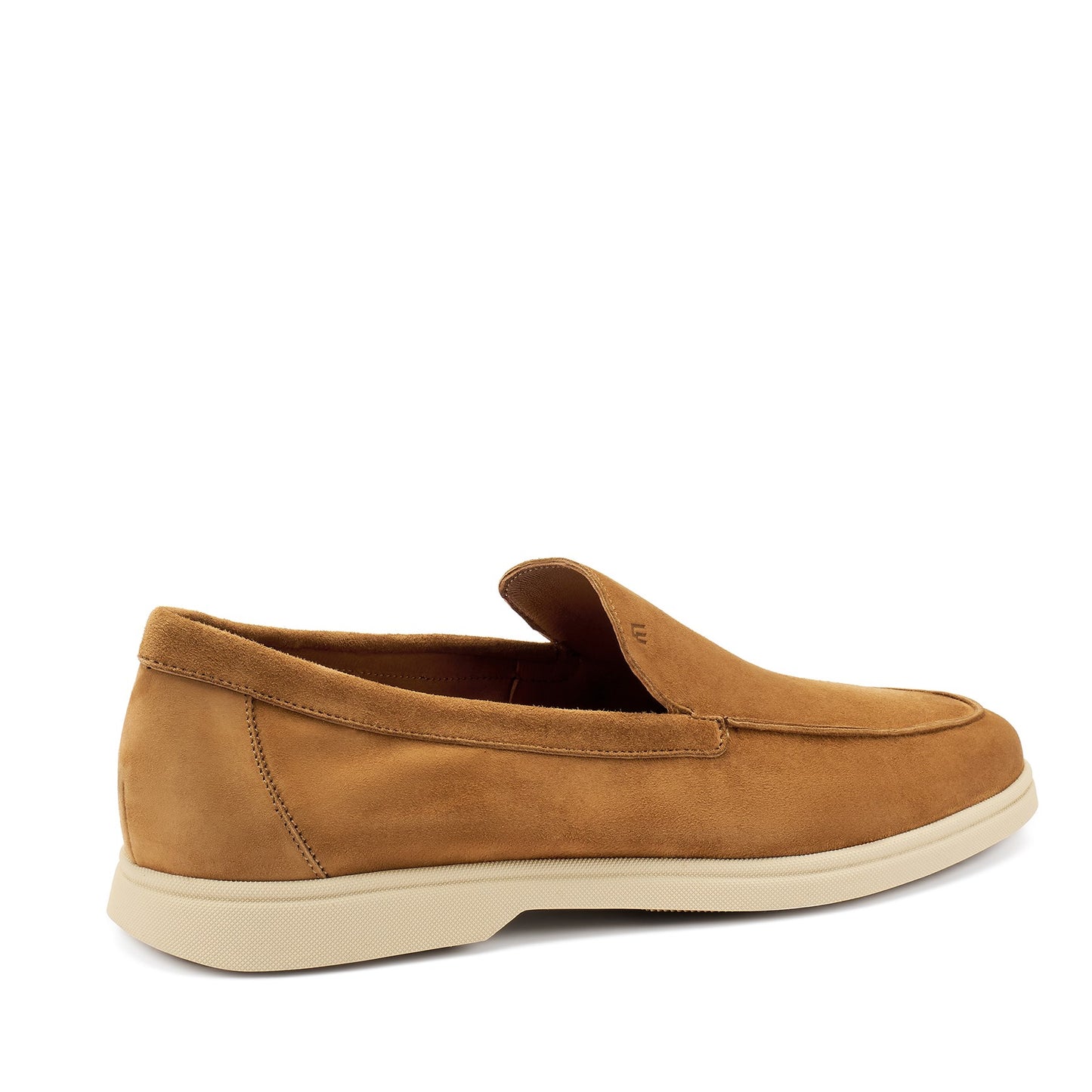 Mocassino Uomo Frau in Pelle Scamosciata Cognac