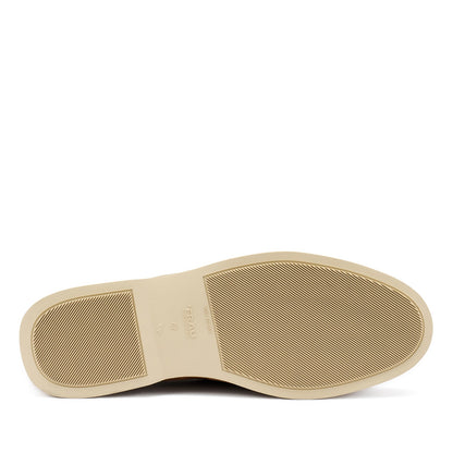 Mocassino Uomo Frau in Pelle Scamosciata Cognac