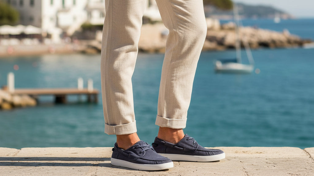 Mocassino Uomo Xti con laccio in Tela Jeans