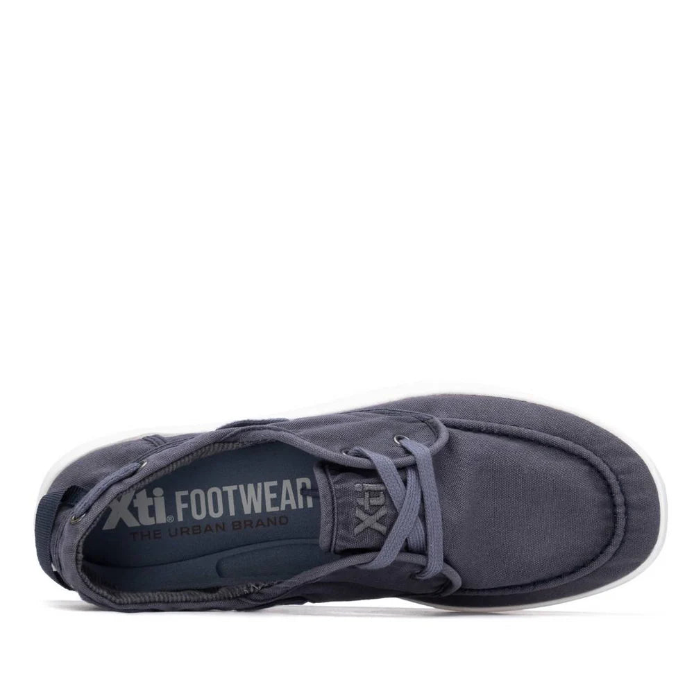 Mocassino Uomo Xti con laccio in Tela Jeans