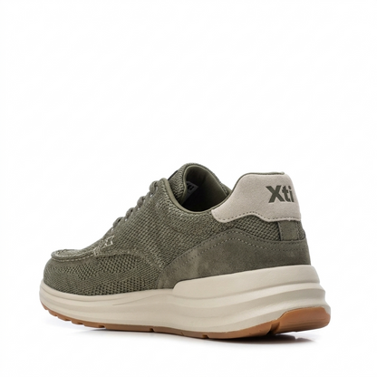 Mocassino Sportivo Uomo Xti Militare Slip-On con Lacci Elastici