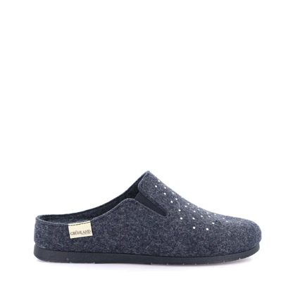 Pantofola Donna Grunland Eco con Strass Blu