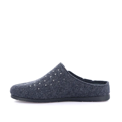 Pantofola Donna Grunland Eco con Strass Blu