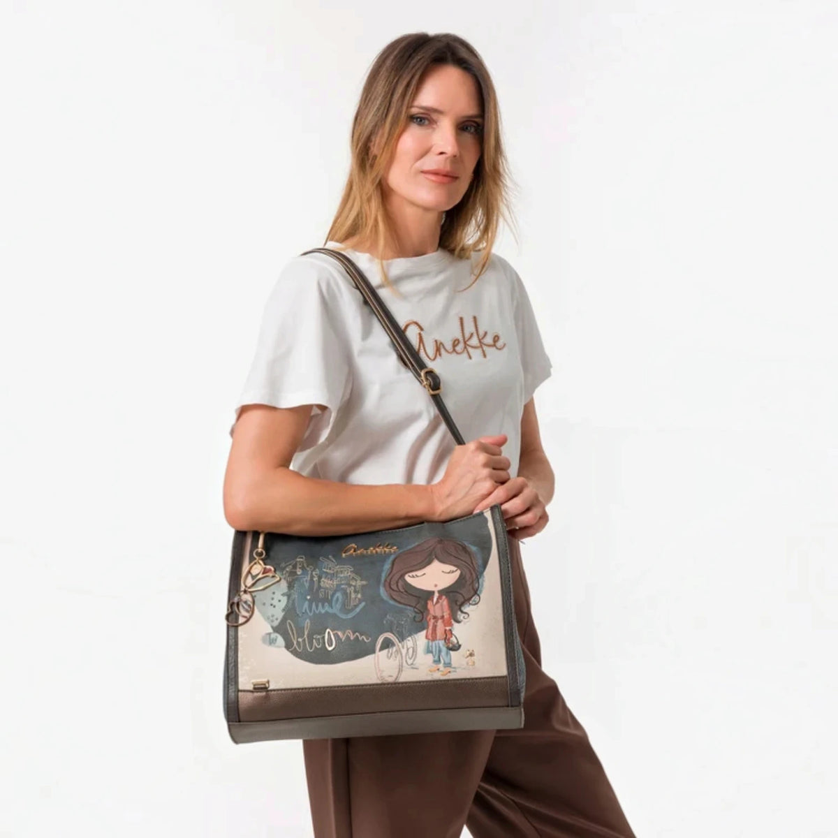 Borsa Tote Donna Anekke Tulip in Ecopelle con Tracolla