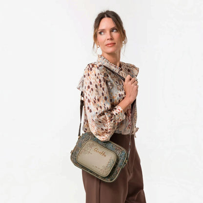 Borsa a Tracolla Donna Anekke Blossom in Ecopelle con Tasca Frontale