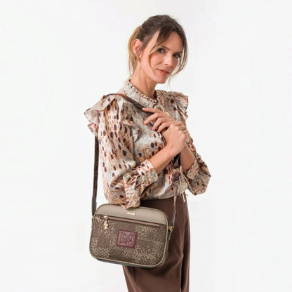 Borsa a Tracolla Donna Anekke Blossom in Ecopelle con Tasca Frontale