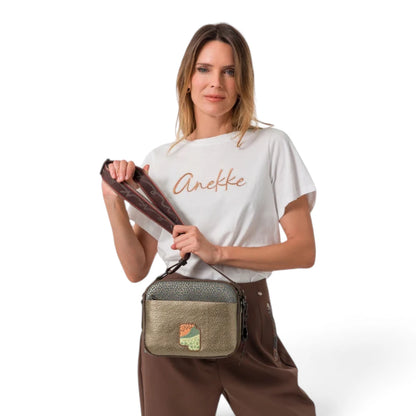 Borsa a Tracolla Donna Anekke Odyssey in Ecopelle con Patta
