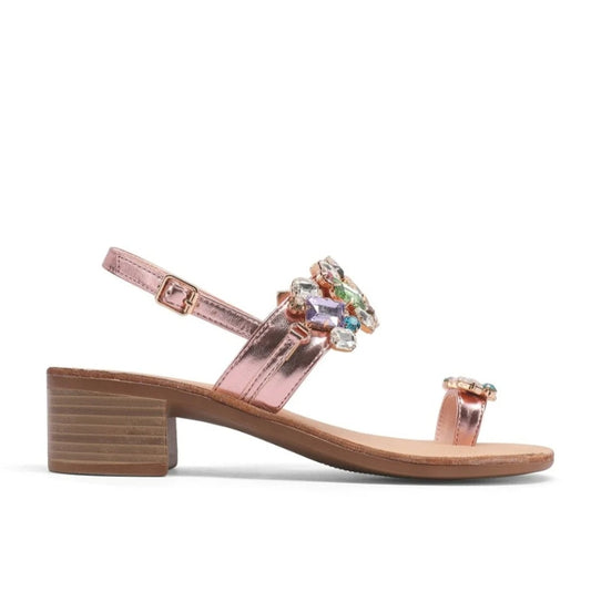Sandalo Infra alluce Positano tacchetto Oro Rosa