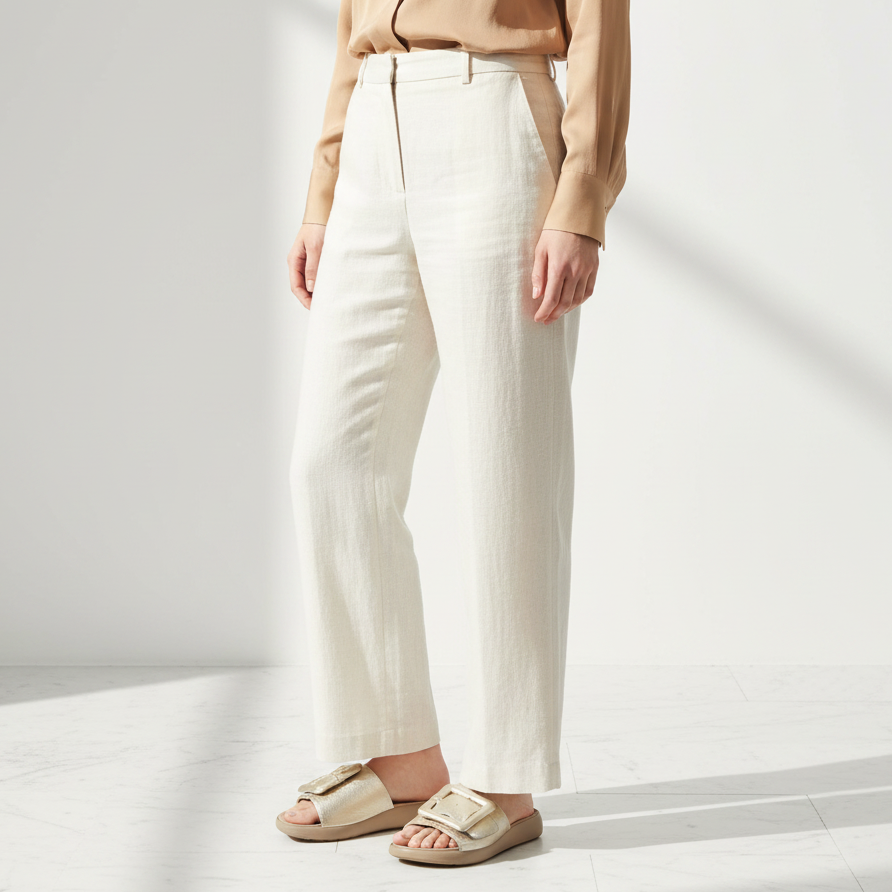 Sandalo Scalzato Donna Igi&Co in Pelle Platino con Maxi Fibbia - Ciabattina Comoda con Fascia Regolabile