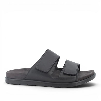 Sandali Scalzati Uomo Igi&Co in Pelle Nero - Calzature Estive Comode e Leggere