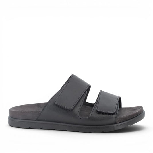 Sandali Scalzati Uomo Igi&Co in Pelle Nero - Calzature Estive Comode e Leggere