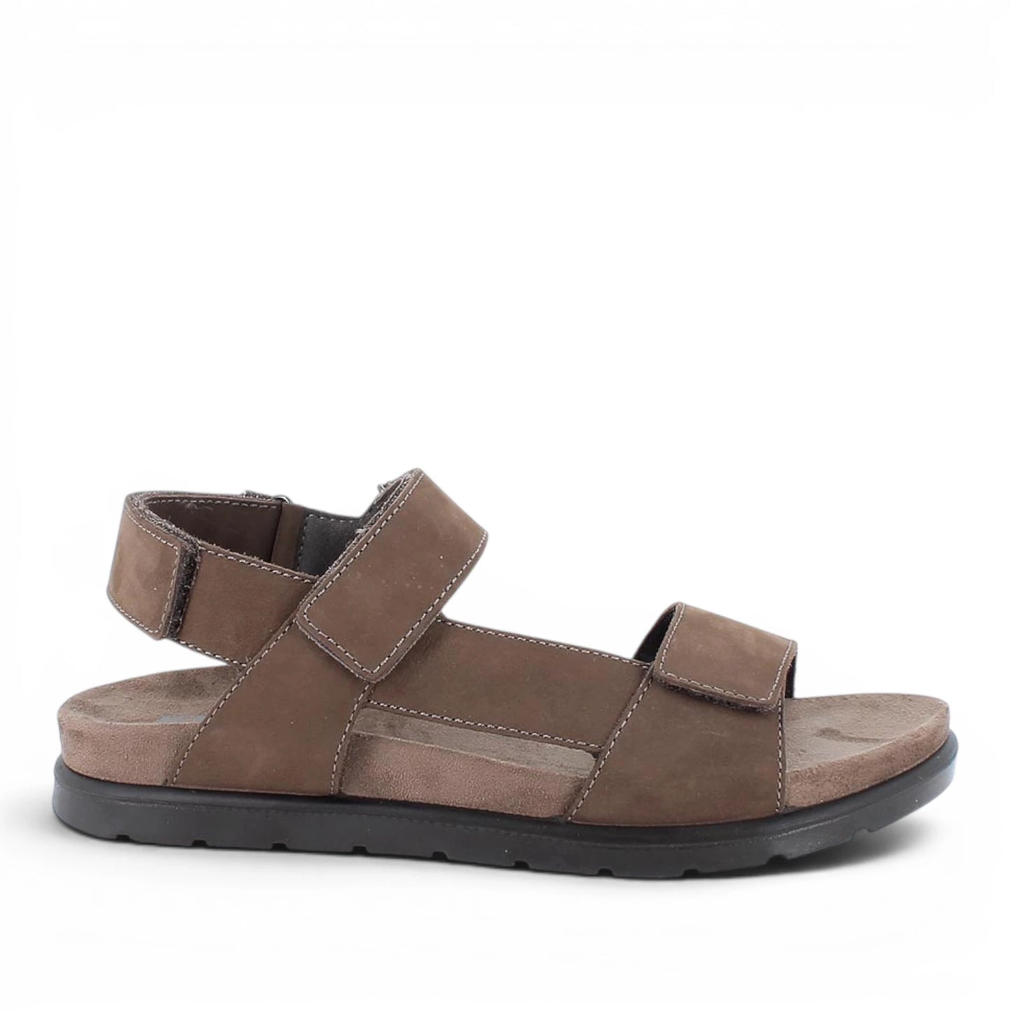 Sandali Uomo Igi&Co in Pelle Nabuk Marrone - Calzature Estive Comode e Leggere