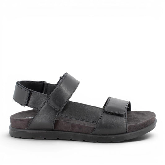 Sandali Uomo Igi&Co in Pelle Nero - Calzature Estive Comode e Leggere