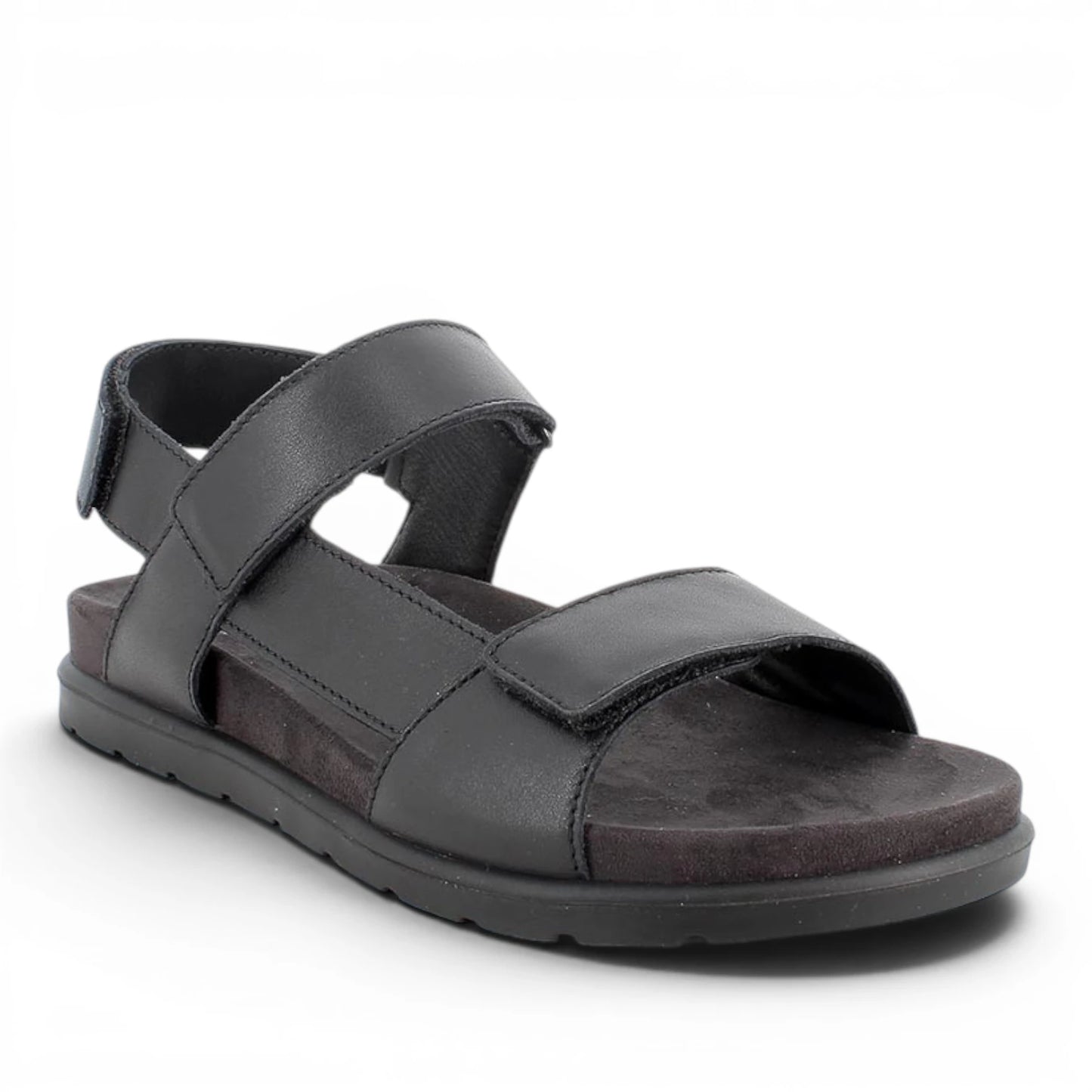 Sandali Uomo Igi&Co in Pelle Nero - Calzature Estive Comode e Leggere