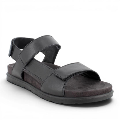Sandali Uomo Igi&Co in Pelle Nero - Calzature Estive Comode e Leggere
