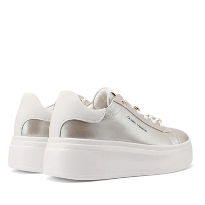 Sneakers Donna Queen Helena Platform Champagne con accessori Gioiello
