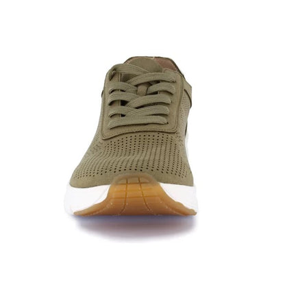 Sneakers Uomo Grunland traforate Verde Militare Ultra Leggere