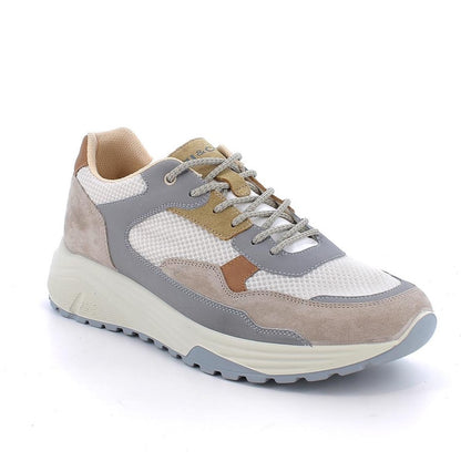 Sneakers Uomo Igi&Co in Pelle Scamosciata e Tessuto Sabbia