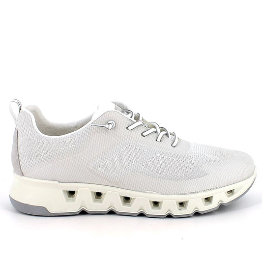 Sneakers Uomo Igi&amp;Co in Tessuto Bianco con Suola Ammortizzata - Scarpe Made in Italy Comode con Sottopiede in Memory Foam - Collezione Primavera Estate