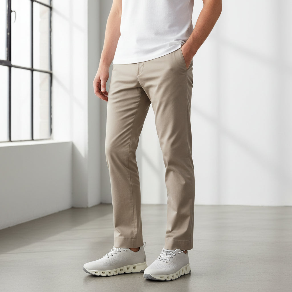 Sneakers Uomo Igi&Co in Tessuto Bianco con Suola Ammortizzata