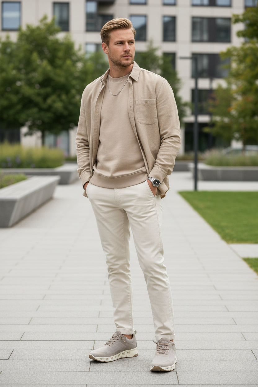 Sneakers Uomo Igi&Co in Tessuto Fango con Suola Ammortizzata