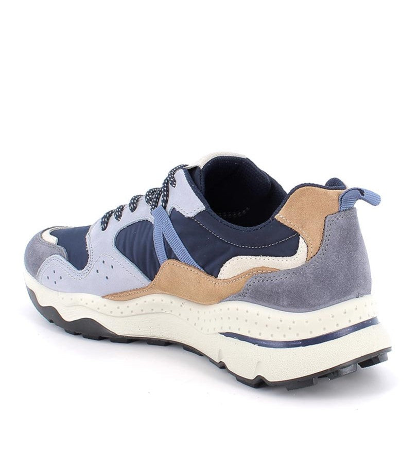 Sneakers Uomo Igi&Co in Pelle Avion - Cuoio e Tessuto tecnico Blu